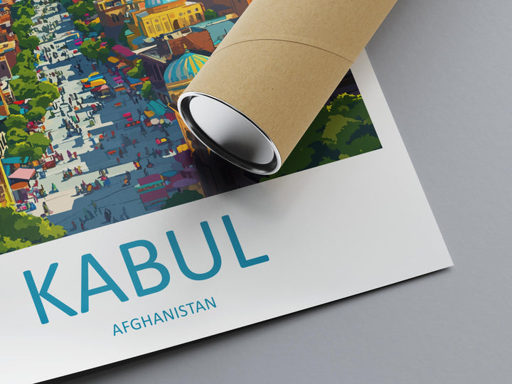 Kabul Travel Print Kabul Wall Decor Afghanistan Kabul Art Kabul Wall Art Afghan Poster Gift for Culture and History Lovers Kabul Poster Art