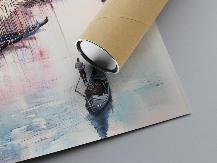 Venice Watercolor Poster Venice Travel Print Venice Wall Art Venice Cityscape Painting Venice Souvenir Italy Decor