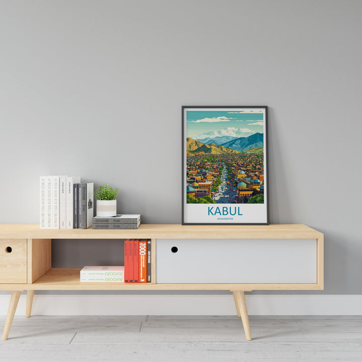 Kabul Travel Print Kabul Wall Decor Afghanistan Kabul Art Kabul Wall Art Afghan Poster Gift for Culture and History Lovers Kabul Poster Art