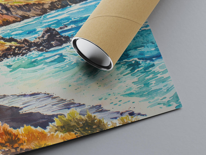 Tenerife Watercolor Poster Tenerife Travel Print Tenerife Wall Art Tenerife Landscape Painting Tenerife Souvenir Spain Decor