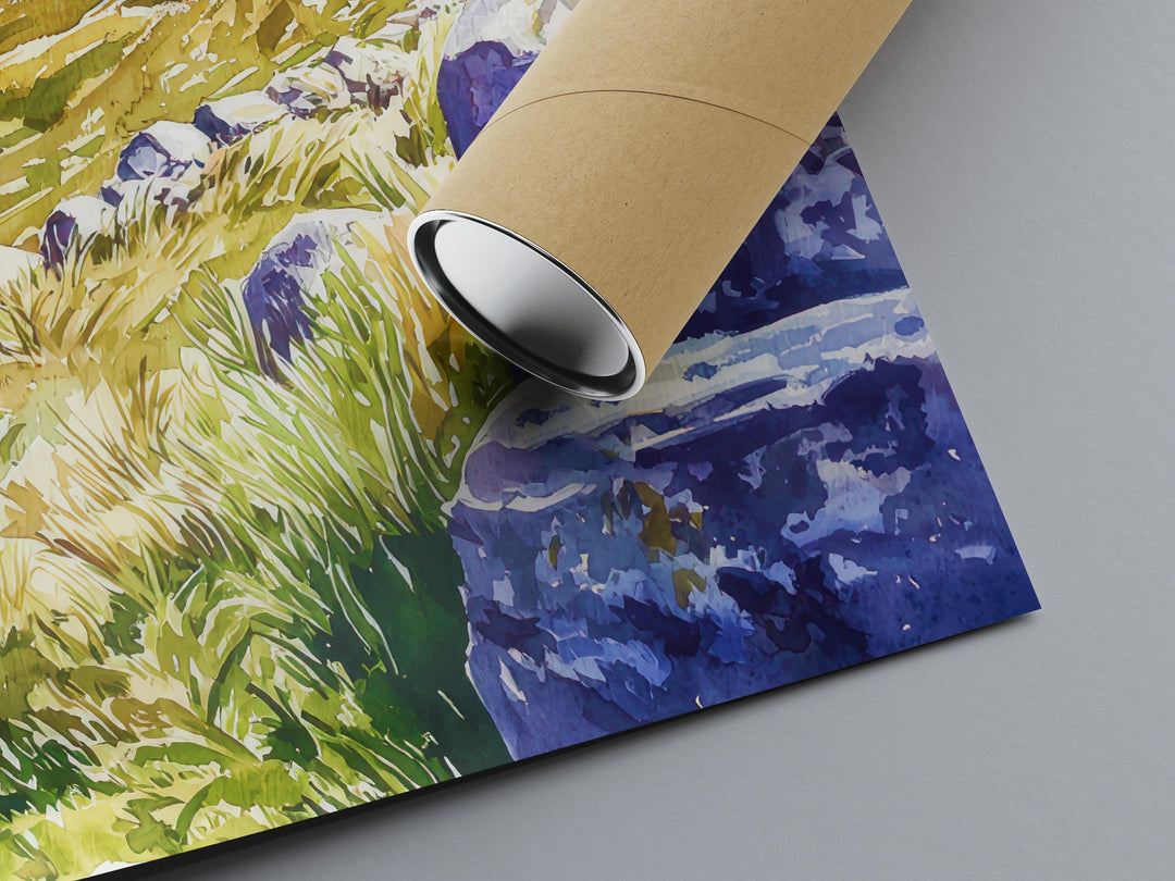 Rock of Cashel Watercolor Poster Wall Art Rock of Cashel Wall Hanging Home Décor Rock of Cashel Gift Art Lovers Ireland Art Rock of Cashel