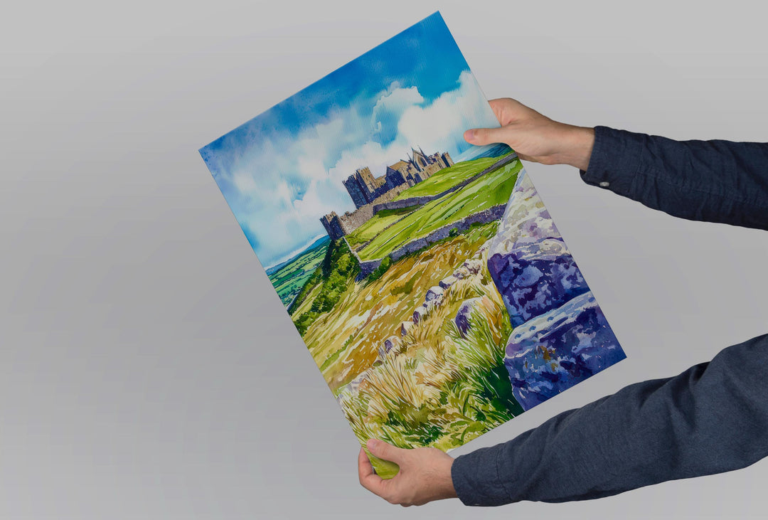 Rock of Cashel Watercolor Poster Wall Art Rock of Cashel Wall Hanging Home Décor Rock of Cashel Gift Art Lovers Ireland Art Rock of Cashel