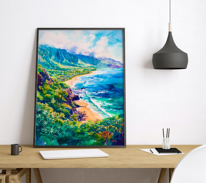 Maui watercolor poster Wall Art Maui Wall Hanging Home Décor Maui Gift Art Lovers Hawaii Art Lover Gift Hawaii wall art