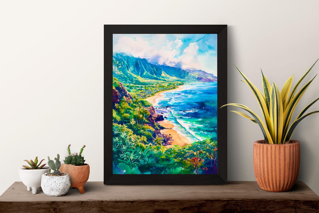 Maui watercolor poster Wall Art Maui Wall Hanging Home Décor Maui Gift Art Lovers Hawaii Art Lover Gift Hawaii wall art