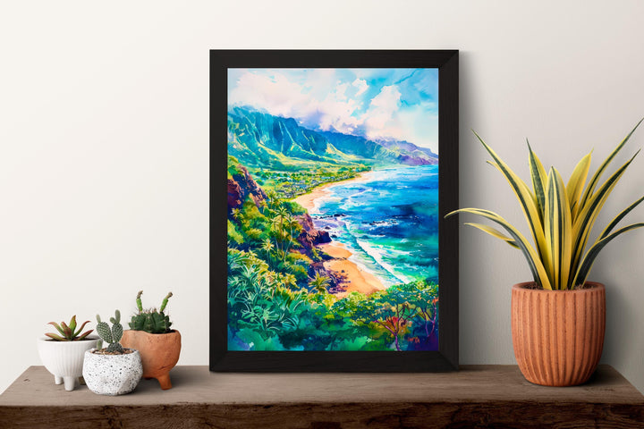 Maui watercolor poster Wall Art Maui Wall Hanging Home Décor Maui Gift Art Lovers Hawaii Art Lover Gift Hawaii wall art