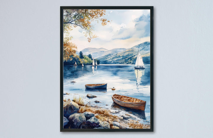 Windermere Watercolor Poster Wall Art Windermere Wall Hanging Home Décor Windermere Gift Art Lovers United Kingdom Wall Art