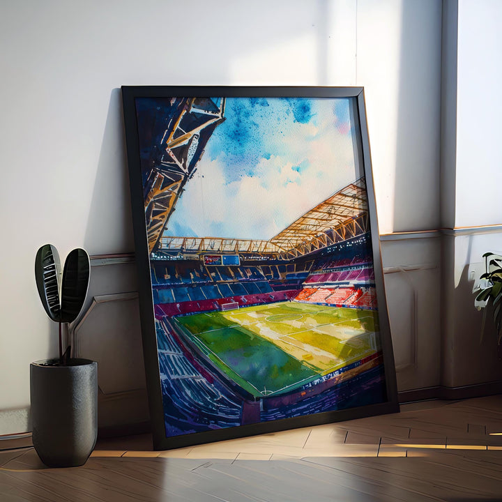 Selhurst Park Stadium Watercolor Poster Wall Art Selhurst Park Stadium Wall Hanging Home Décor Selhurst Park Stadium Gift Art Lovers