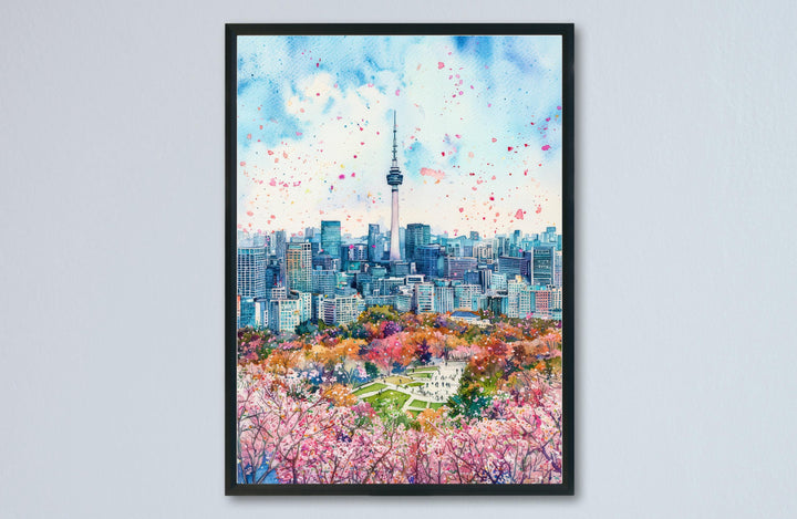 Seoul Watercolor Poster Wall Art Seoul Wall Hanging Home Décor Seoul Gift Art Lovers South Korea Wall Art