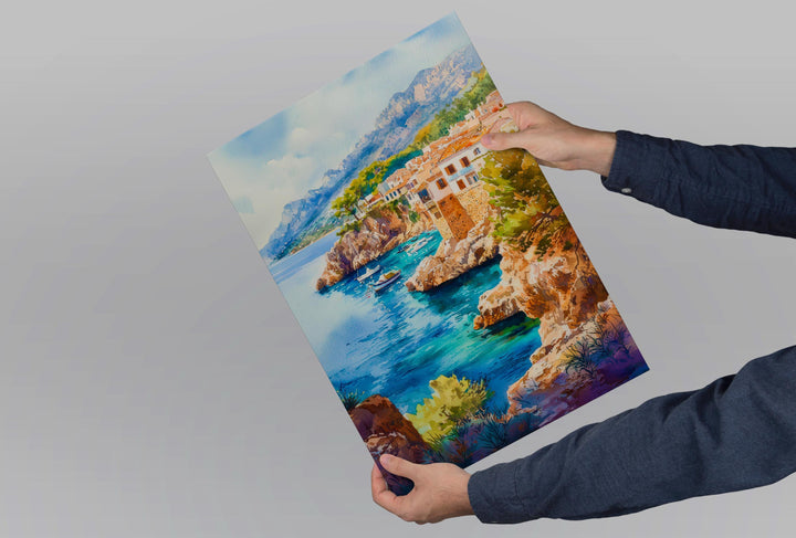 Mallorca Watercolor Poster Wall Art Mallorca Wall Hanging Home Décor Mallorca Gift Art Lovers Spain Wall Art