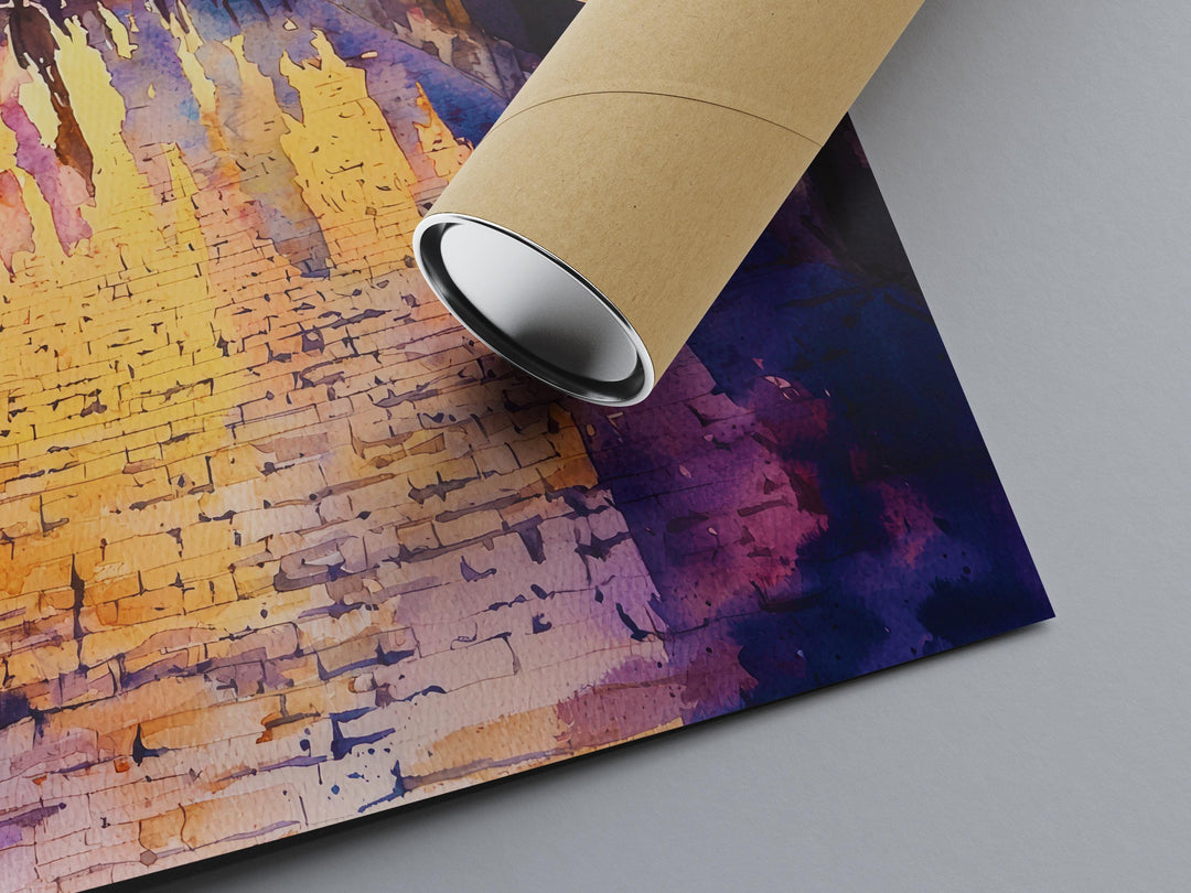 Prague Watercolor Poster Wall Art Prague Wall Hanging Home Décor Prague Gift Art Lovers Czech Republic Wall Art