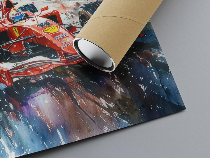 Silverstone Watercolor Poster Wall Art Silverstone Wall Hanging Home Décor Silverstone Gift Art Lovers United Kingdom Wall Art