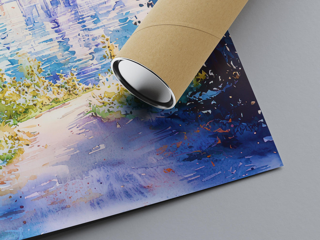 Vancouver Watercolor Poster Wall Art Vancouver Wall Hanging Home Décor Vancouver Gift Art Lovers Canada Wall Art