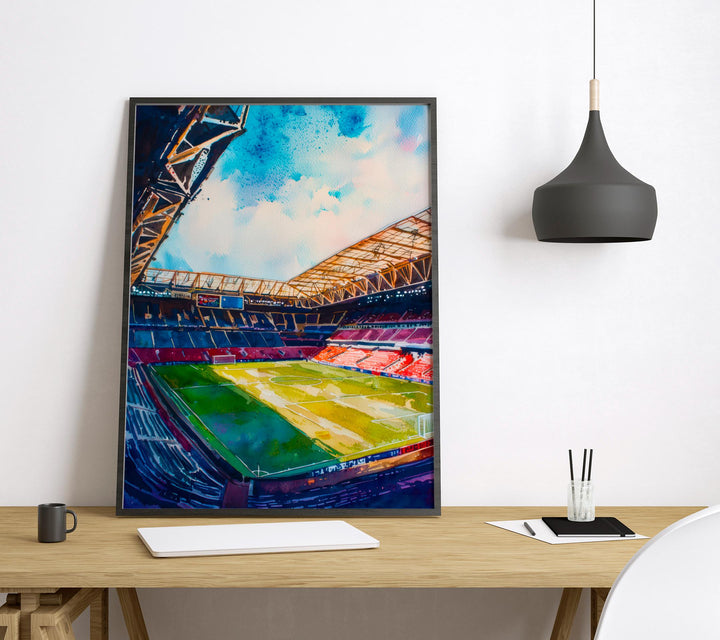 Selhurst Park Stadium Watercolor Poster Wall Art Selhurst Park Stadium Wall Hanging Home Décor Selhurst Park Stadium Gift Art Lovers