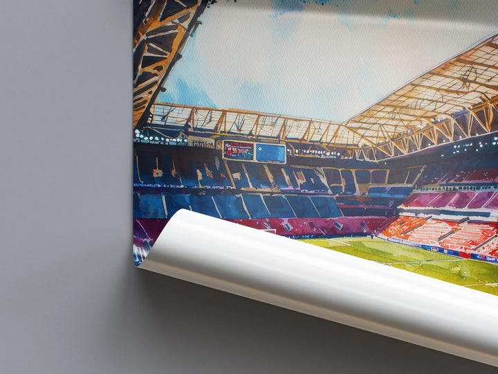 Selhurst Park Stadium Watercolor Poster Wall Art Selhurst Park Stadium Wall Hanging Home Décor Selhurst Park Stadium Gift Art Lovers