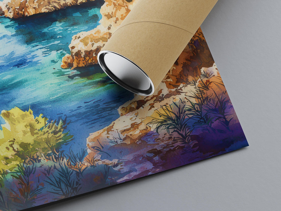 Mallorca Watercolor Poster Wall Art Mallorca Wall Hanging Home Décor Mallorca Gift Art Lovers Spain Wall Art