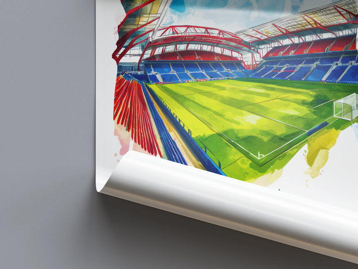 Selhurst Park Stadium Watercolor Poster Wall Art Selhurst Park Stadium Wall Hanging Home Décor Selhurst Park Stadium Gift Art Lovers
