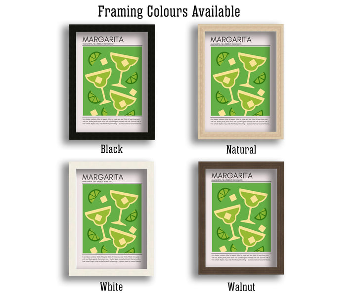 Margarita Art Deco Cocktail Print Elegant Drink Poster Bar Wall Art Cocktail Lover Gift Tequila Decor Classic Beverage Artwork