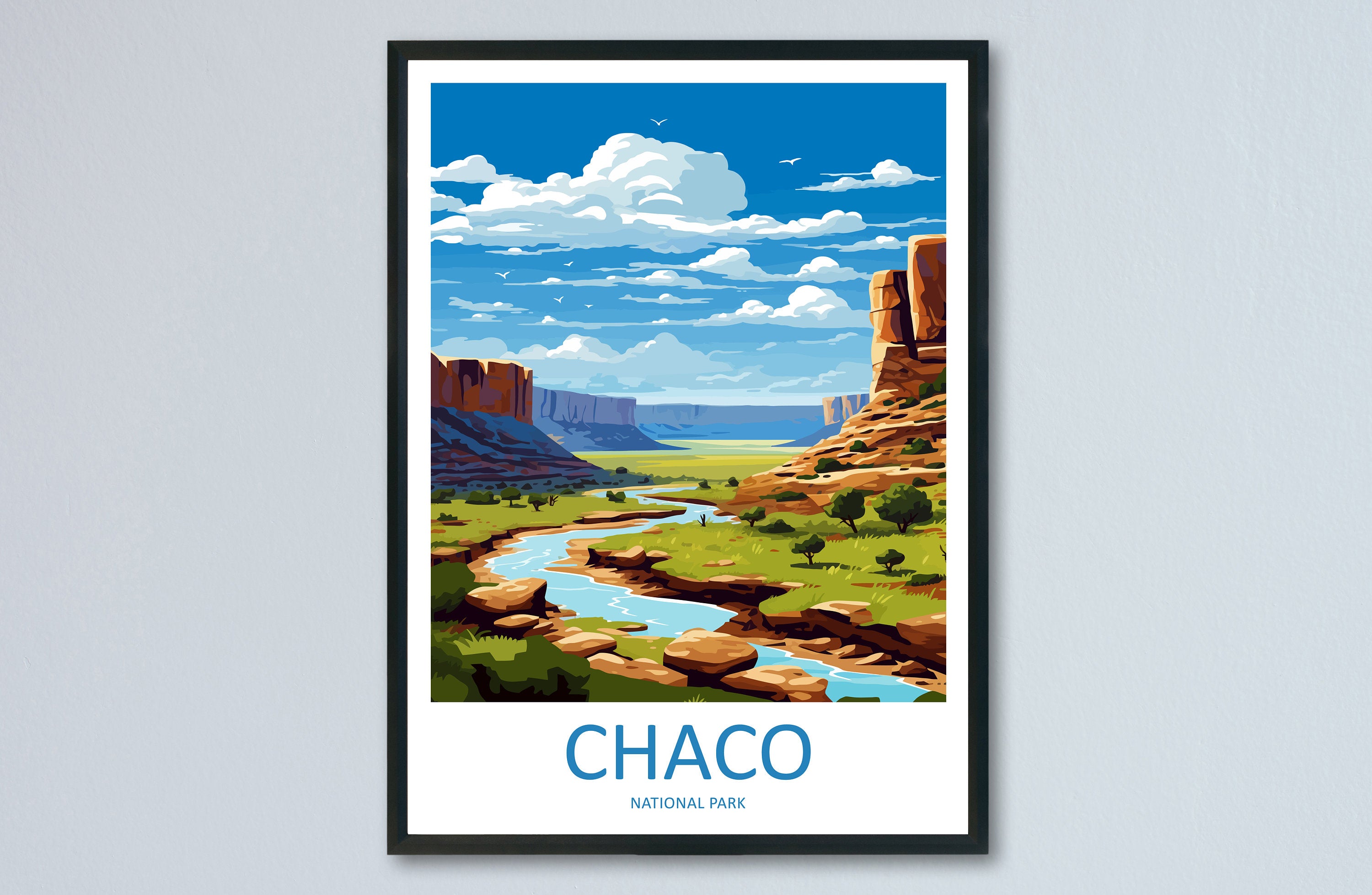 Chaco National Park Travel Print TravelZonaArt