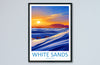 White Sand US National Park Travel Print