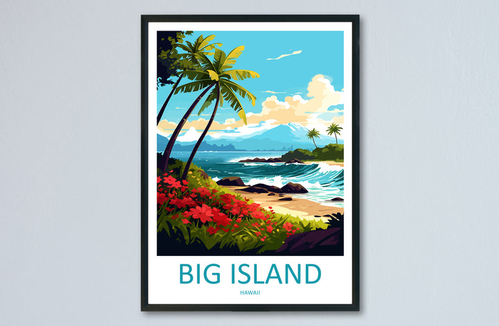 Big Island Hawaii Travel Poster