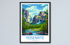 Yosemite US National Park Travel Print