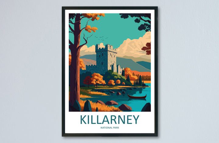 Killarney National Park Ireland Travel Poster
