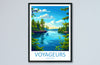 Voyageurs US National Park Travel Print