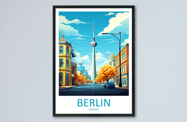 Berlin Germany Travel Poster