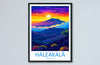 Haleakalā US National Park Travel Print