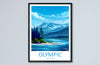 Olympic US National Park Travel Print