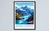 Kenai Fjords US National Park Travel Print