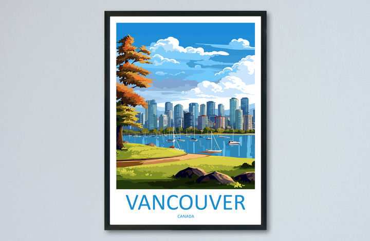 Vancouver Canada Travel Poster