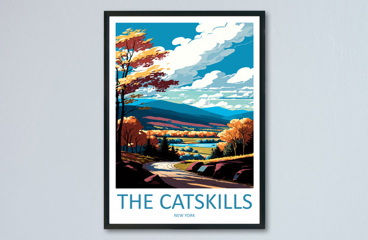 The Catskills USA Travel Poster