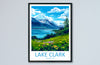 Lake Clark US National Park Travel Print