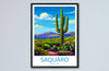 Saguaro US National Park Travel Print