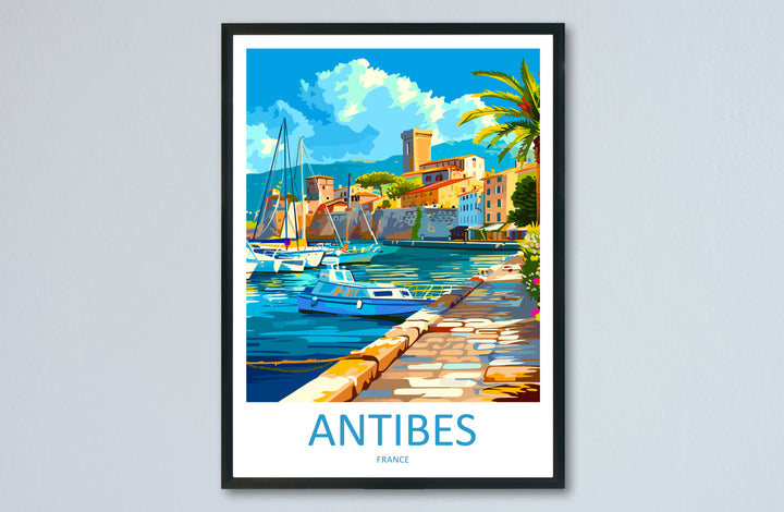 Antibes France Travel Poster