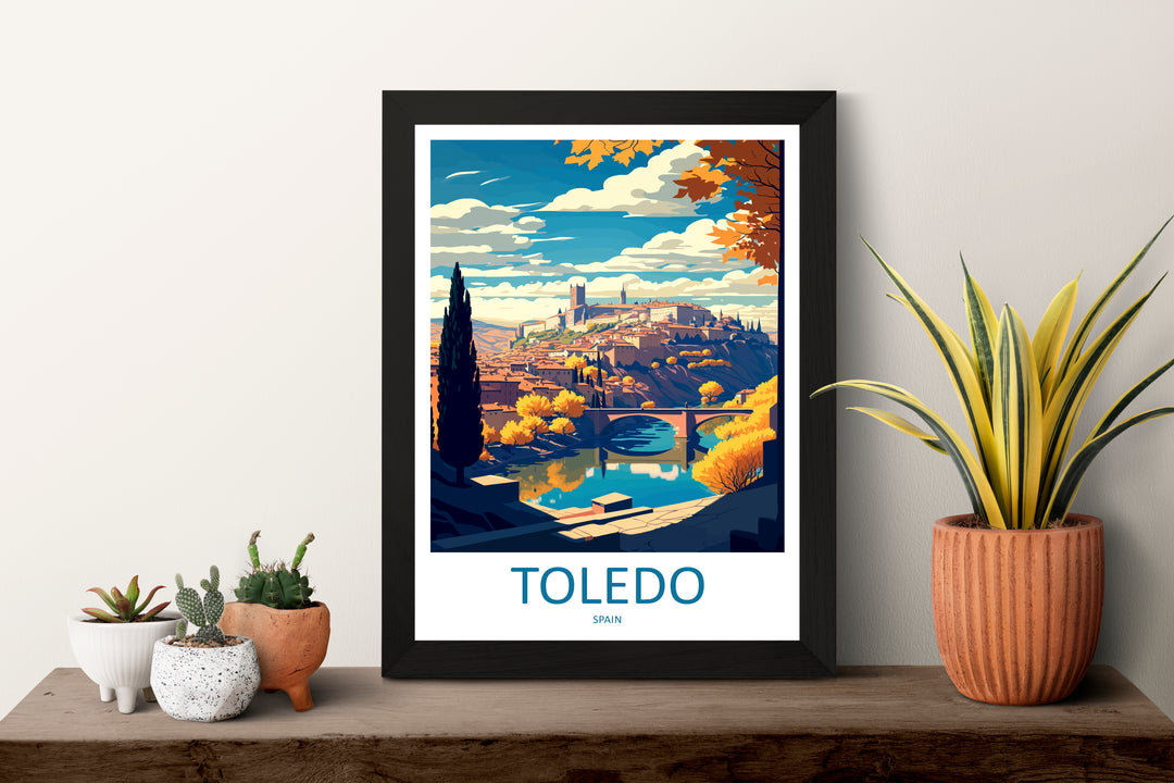 Toledo Spain Travel Poster