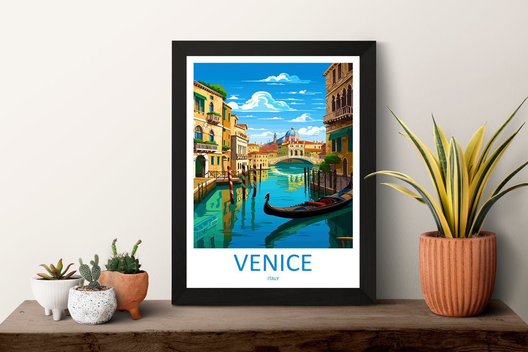 Venice Italy Travel Poster