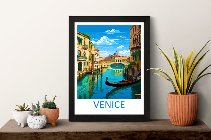 Venice Italy Travel Poster