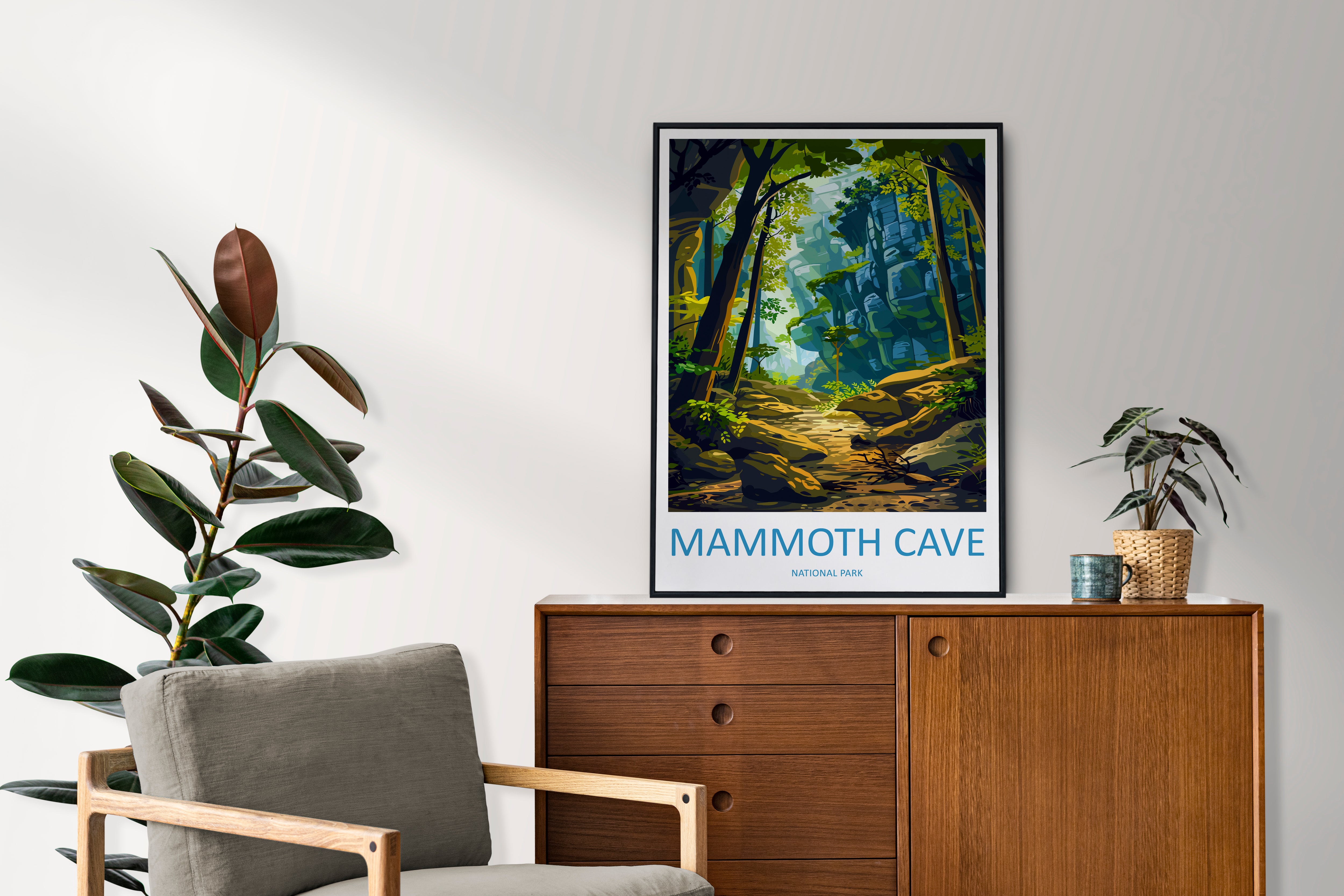 Mammoth Cave US National Park Travel Print