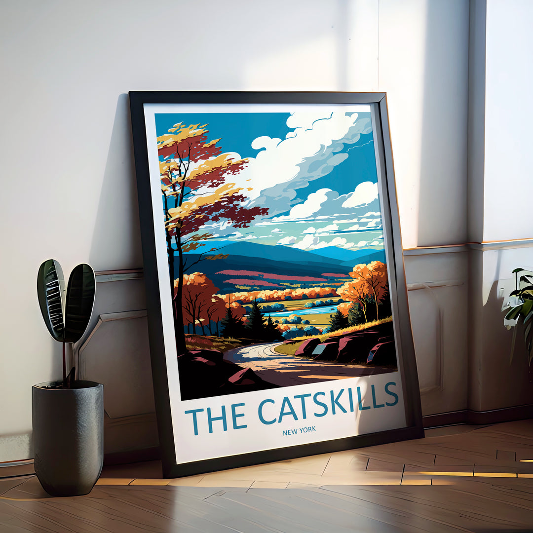 The Catskills USA Travel Poster