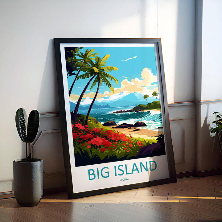 Big Island Hawaii Travel Poster