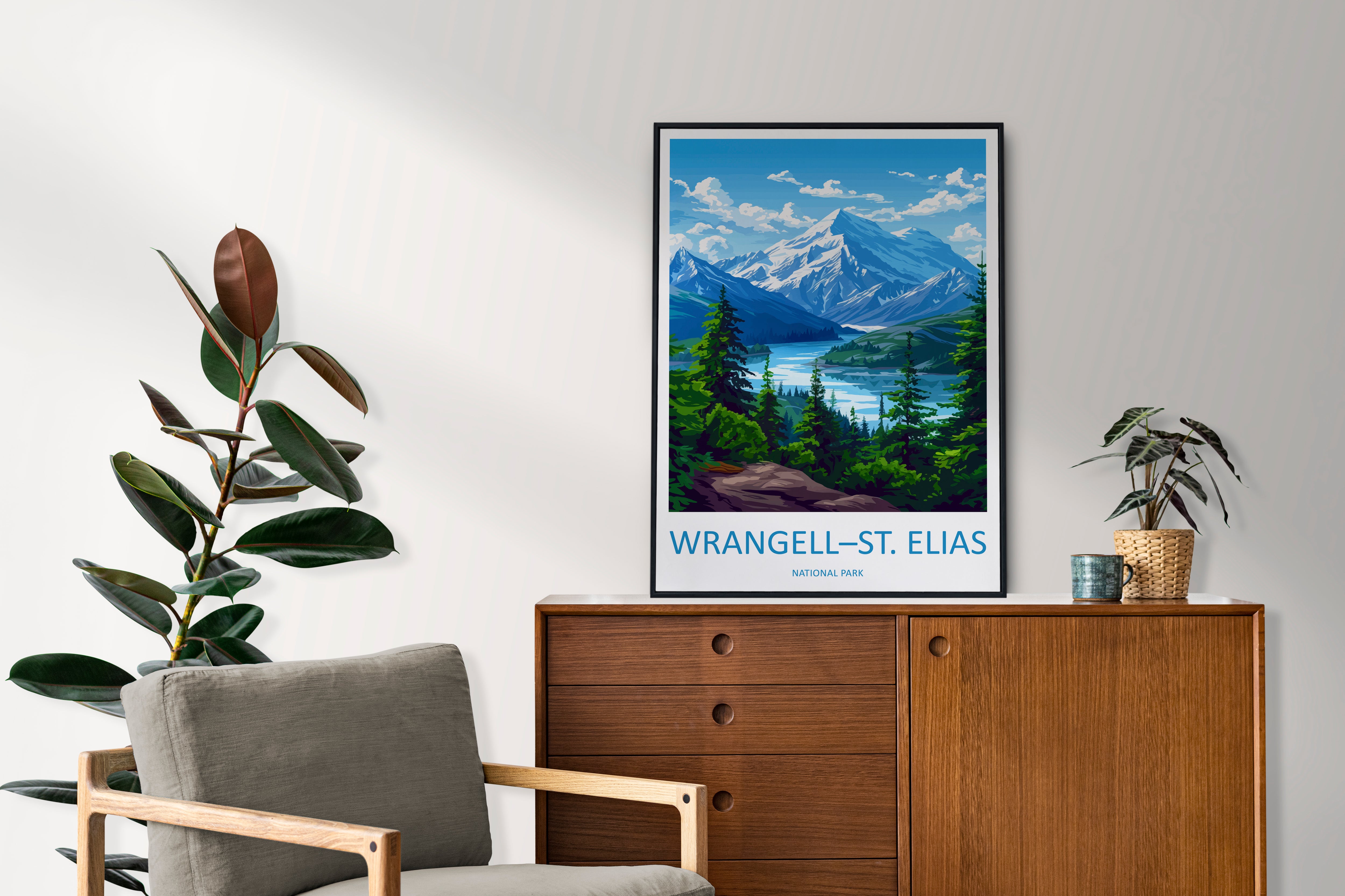 Wrangell–St. Elias US National Park Travel Print