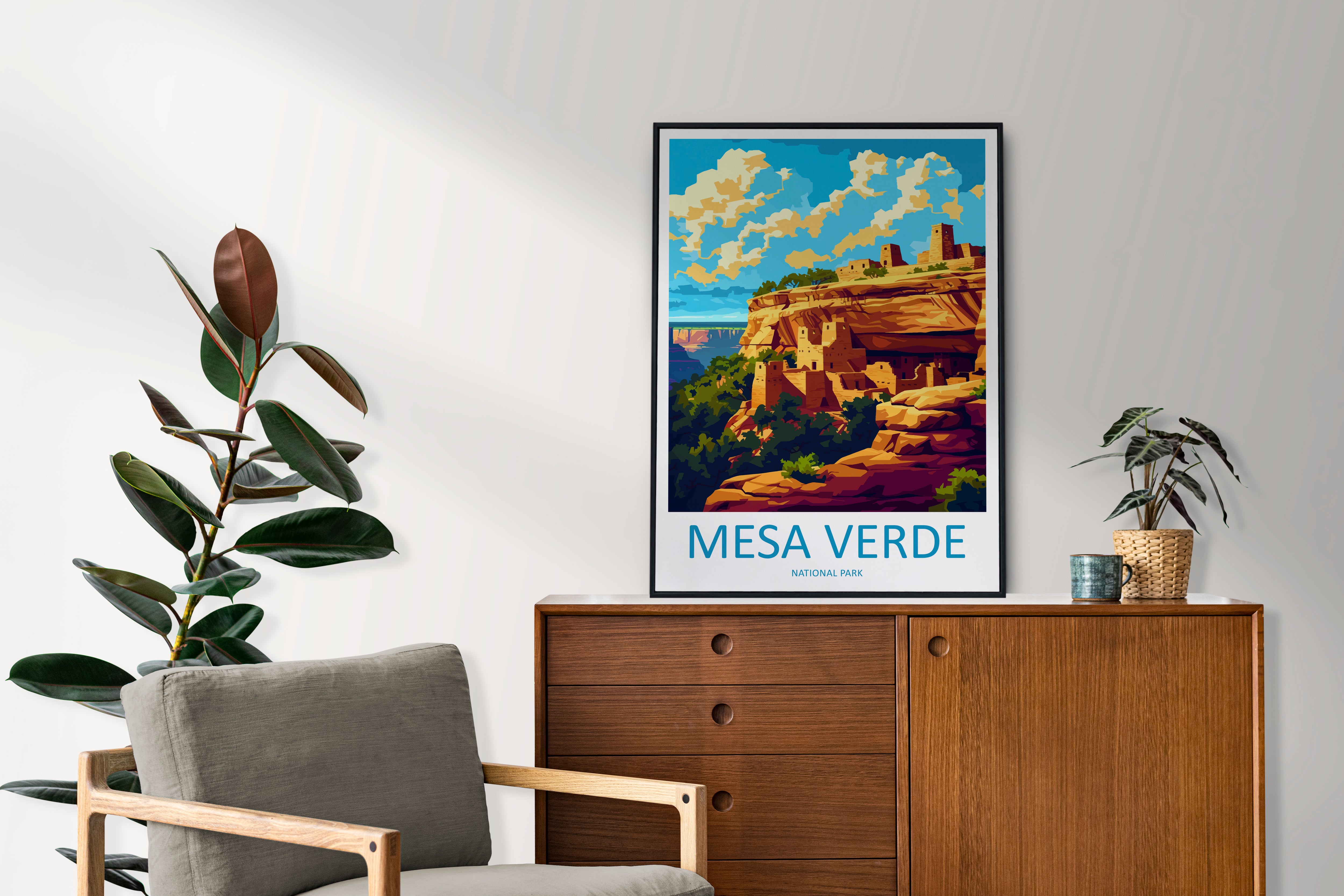 Mesa Verde US National Park Travel Print