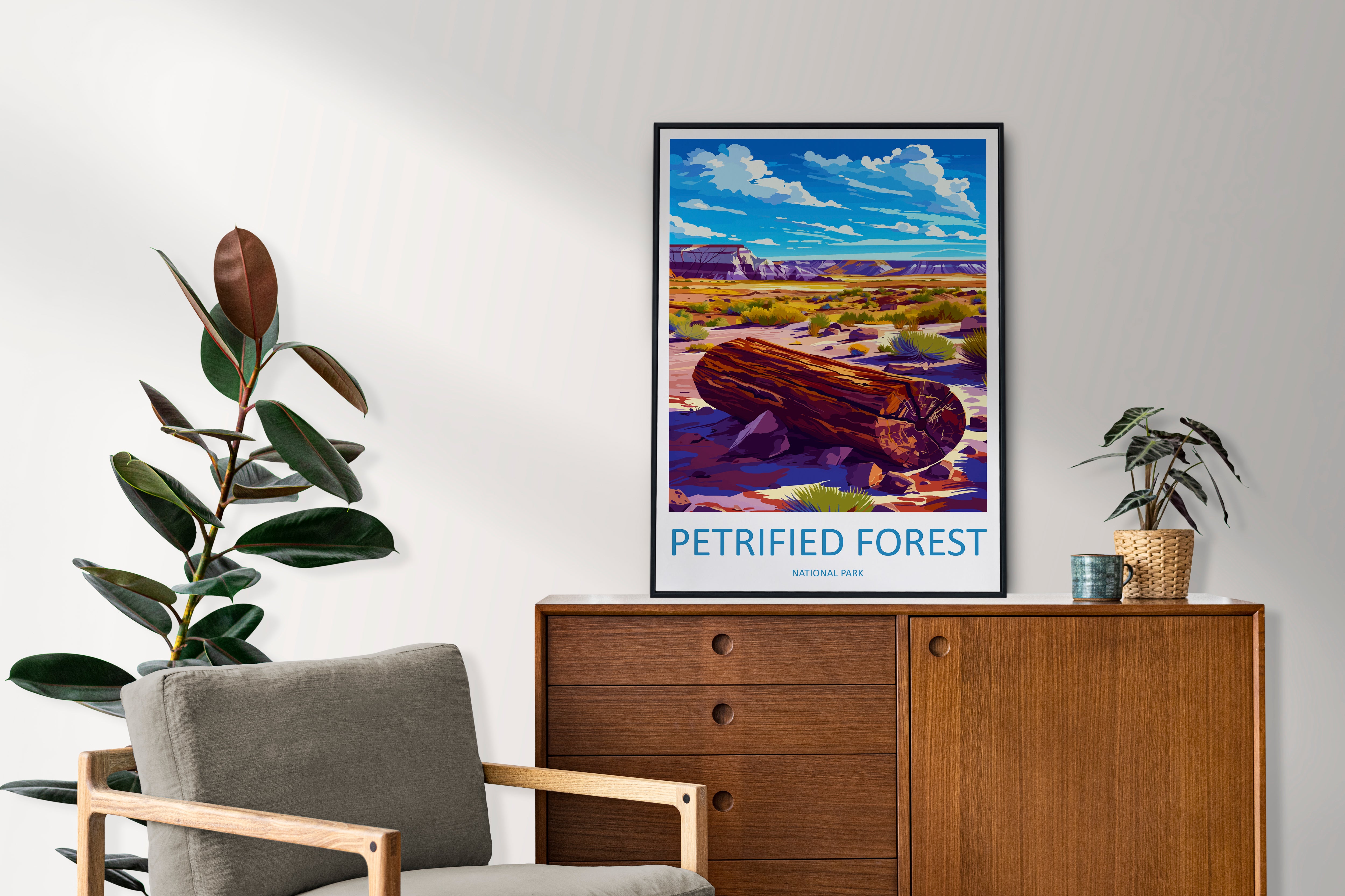 Petrified Forest US National Park Travel Print