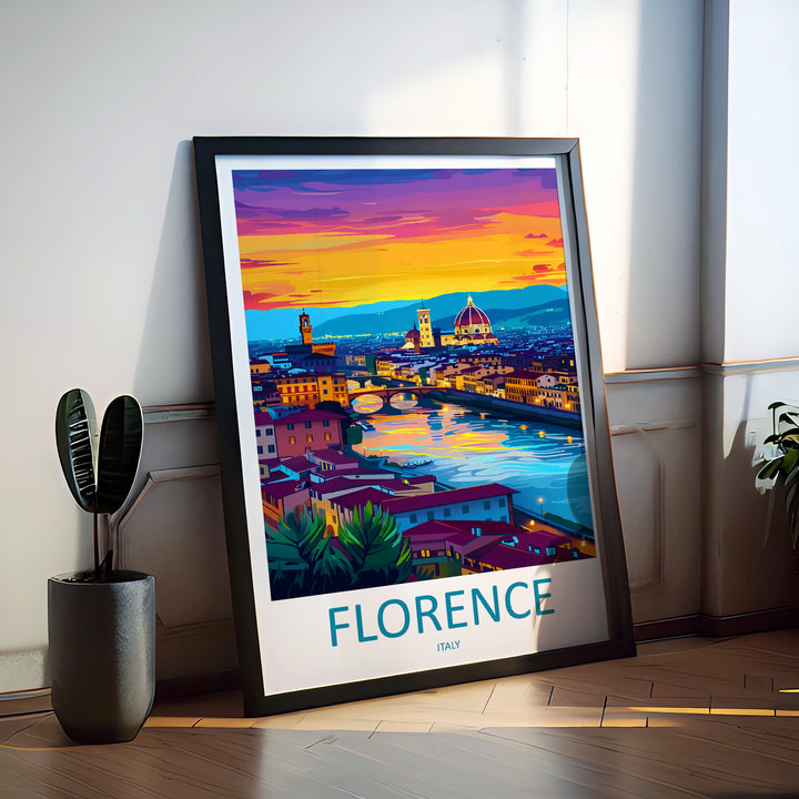 Florence Italy Travel Poster
