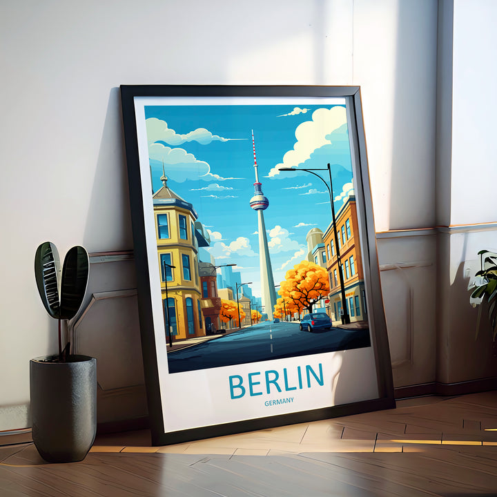 Berlin Germany Travel Poster