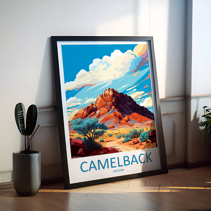 Camelback Mountains USA Travel Poster