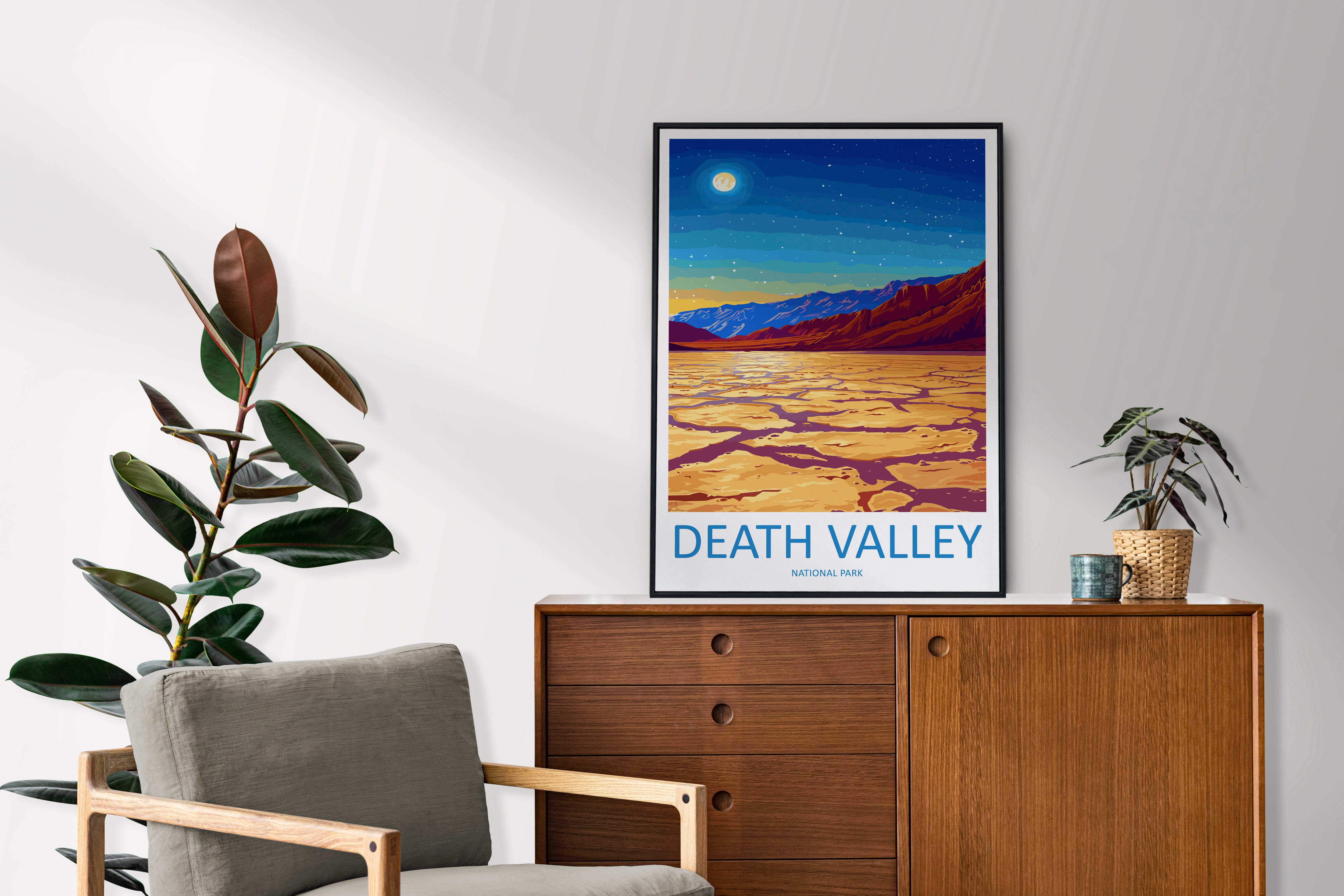 Death Valley US National Park Travel Print