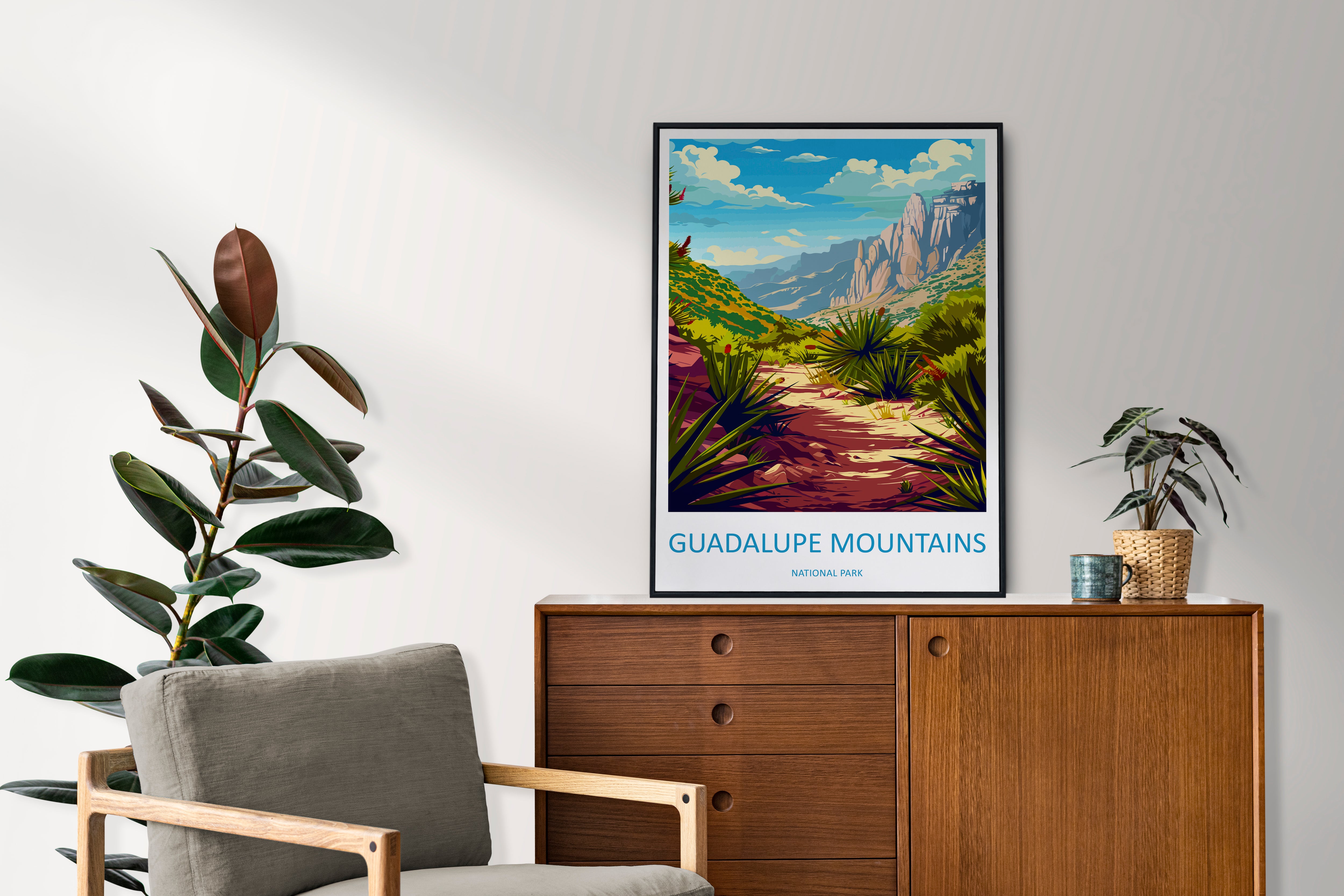 Guadalupe Mountains US National Park Travel Print